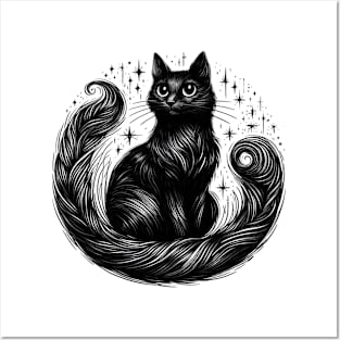 Cute kitten Posters and Art